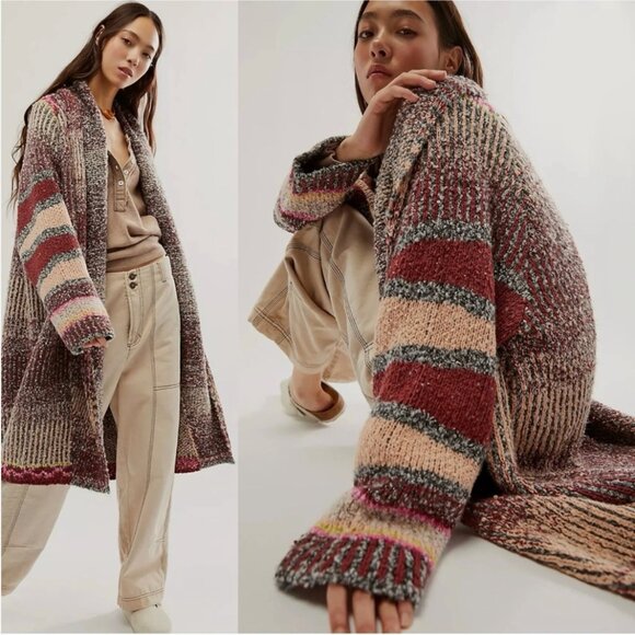 Free People Found My BFF Cardi – Sugar & Spice Combo – Women’s Small - Picture 4 of 13